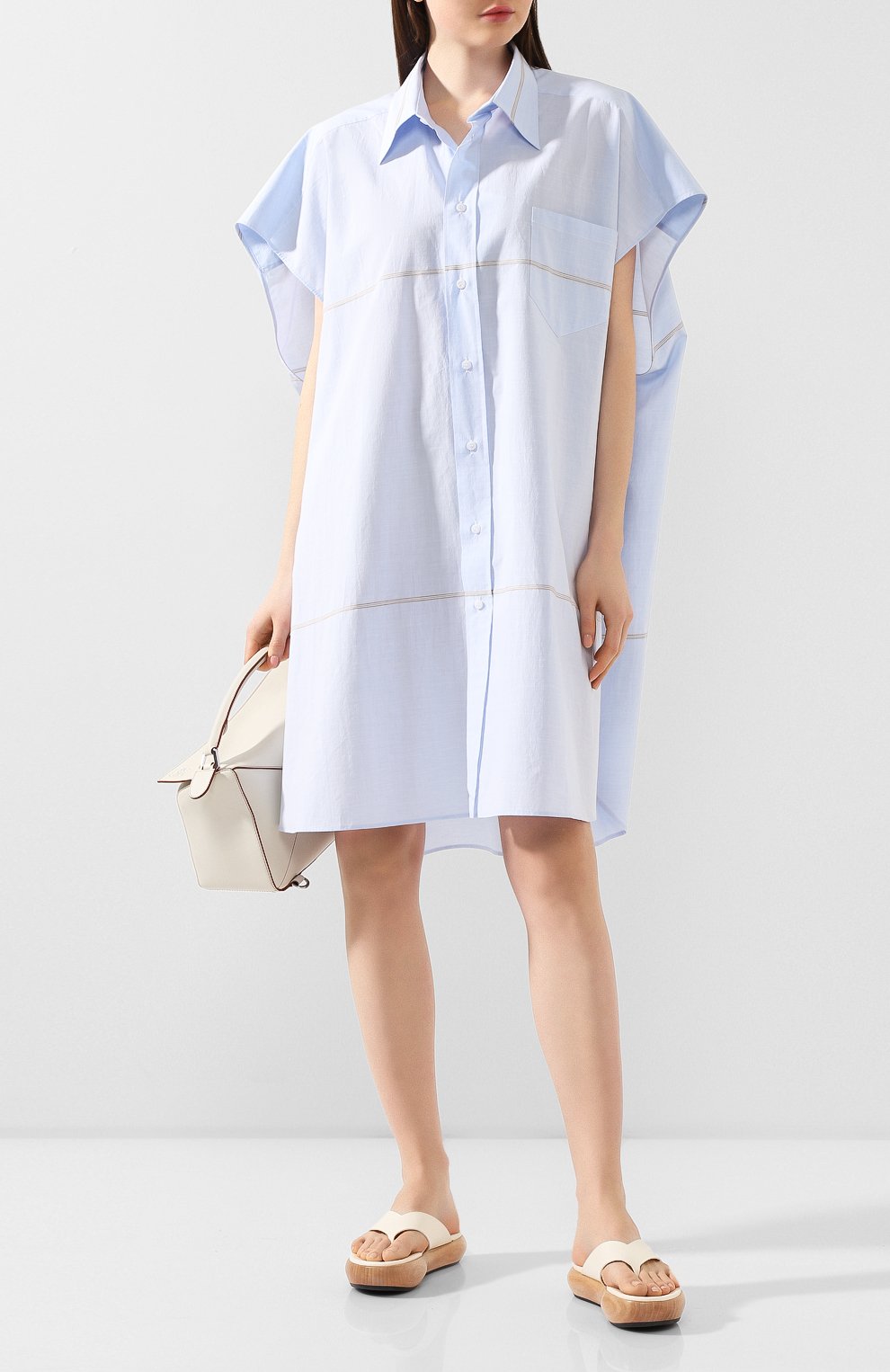 Хлопковое платье MAISON MARGIELA, арт. S51DL0336/S52564, фото 2