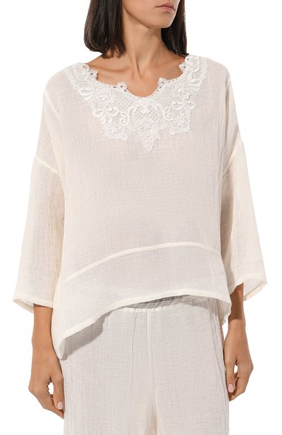 Блузка изо льна и вискозы MAURIZIO, арт. MZW3W08390275, фото 3