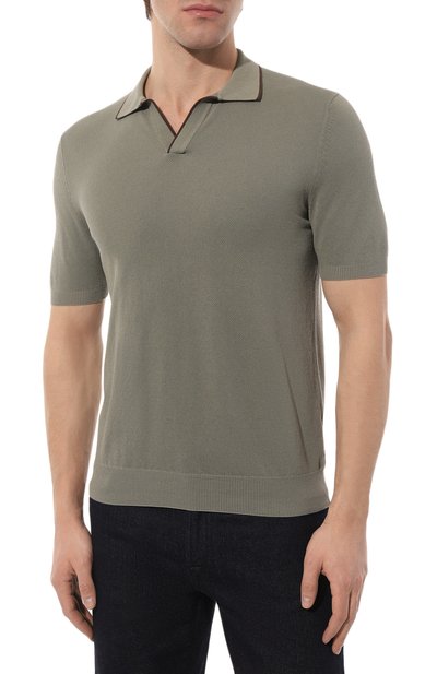 Хлопковое поло  GRAN SASSO, арт. 57157/20642, фото 3