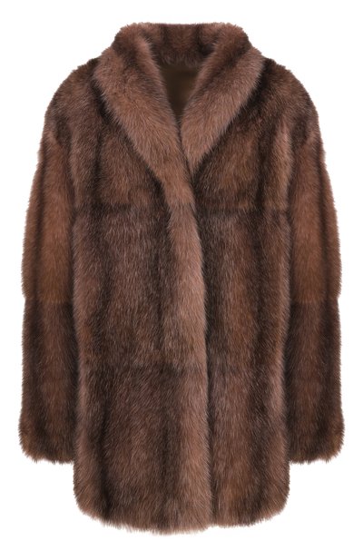 Женская шуба из соболя MVST, арт. M001A/SABLE WILD SILVER 4-5