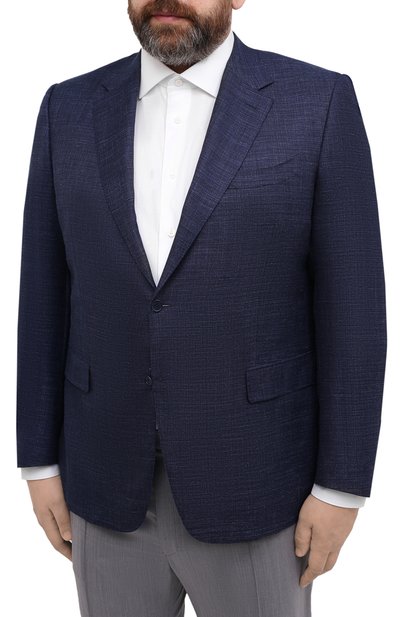 Пиджак из шерсти и шелка CANALI, арт. 21280/CU00383, фото 3