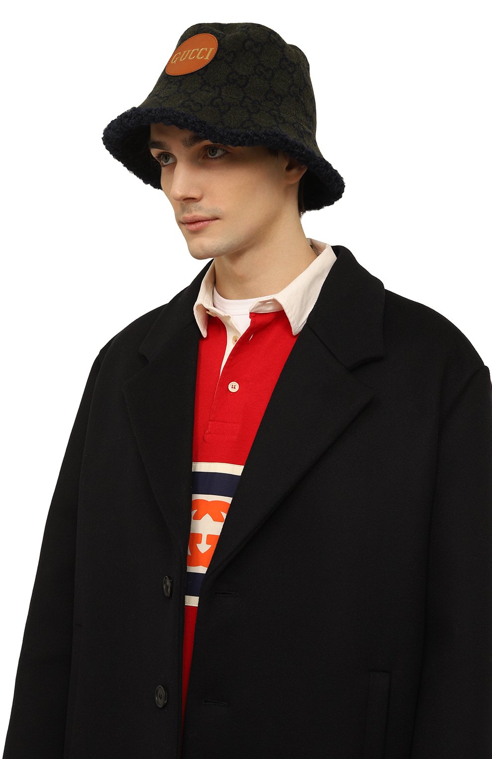 Панама из шерсти и вискозы off the grid GUCCI, арт. 604194 4HAMI, фото 2