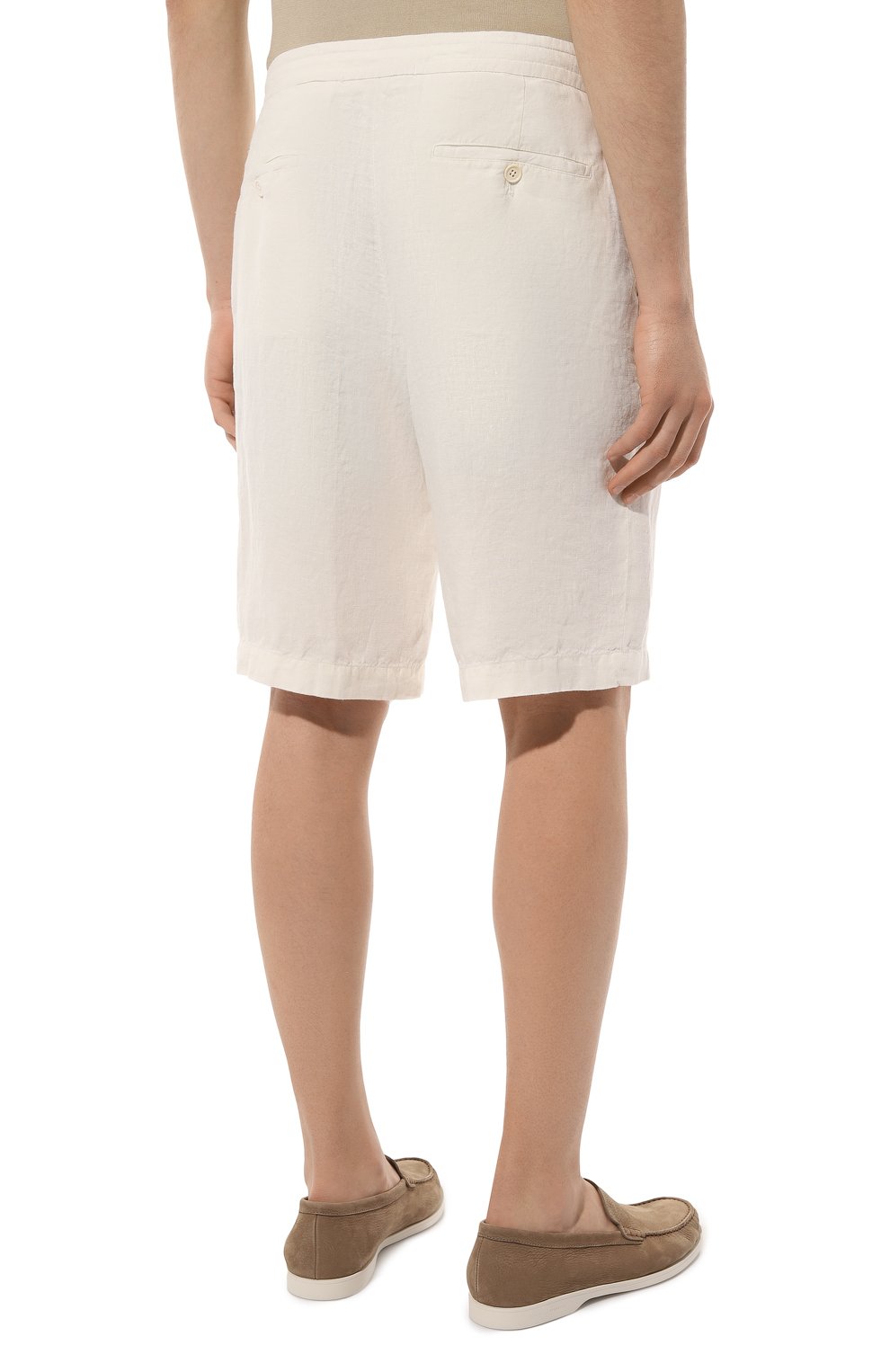 Льняные шорты ZEGNA, арт. UDI32A7/TB11, фото 4