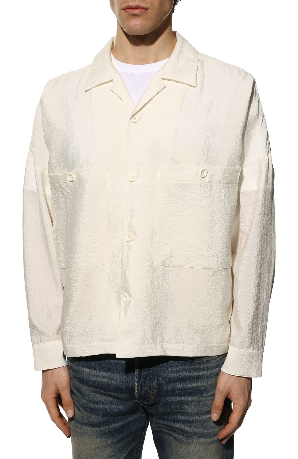 Шелковая куртка-рубашка KAZUYUKI KUMAGAI, арт. AS21-010, фото 3