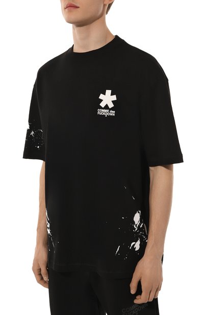 Хлопковая футболка COMME DES FUCKDOWN, арт. CFABM01322, фото 3