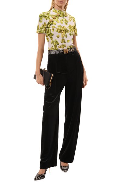 Бархатный топ BALMAIN, арт. DF0ALA35/JJ42, фото 2