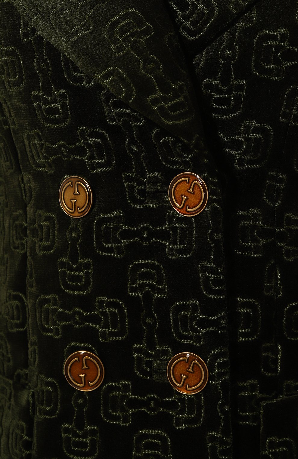 Жакет GUCCI зеленого цвета по цене 403200 руб., арт. 676366 ZAH48, фото 5 Жакет GUCCI, арт. 676366 ZAH48, фото 5