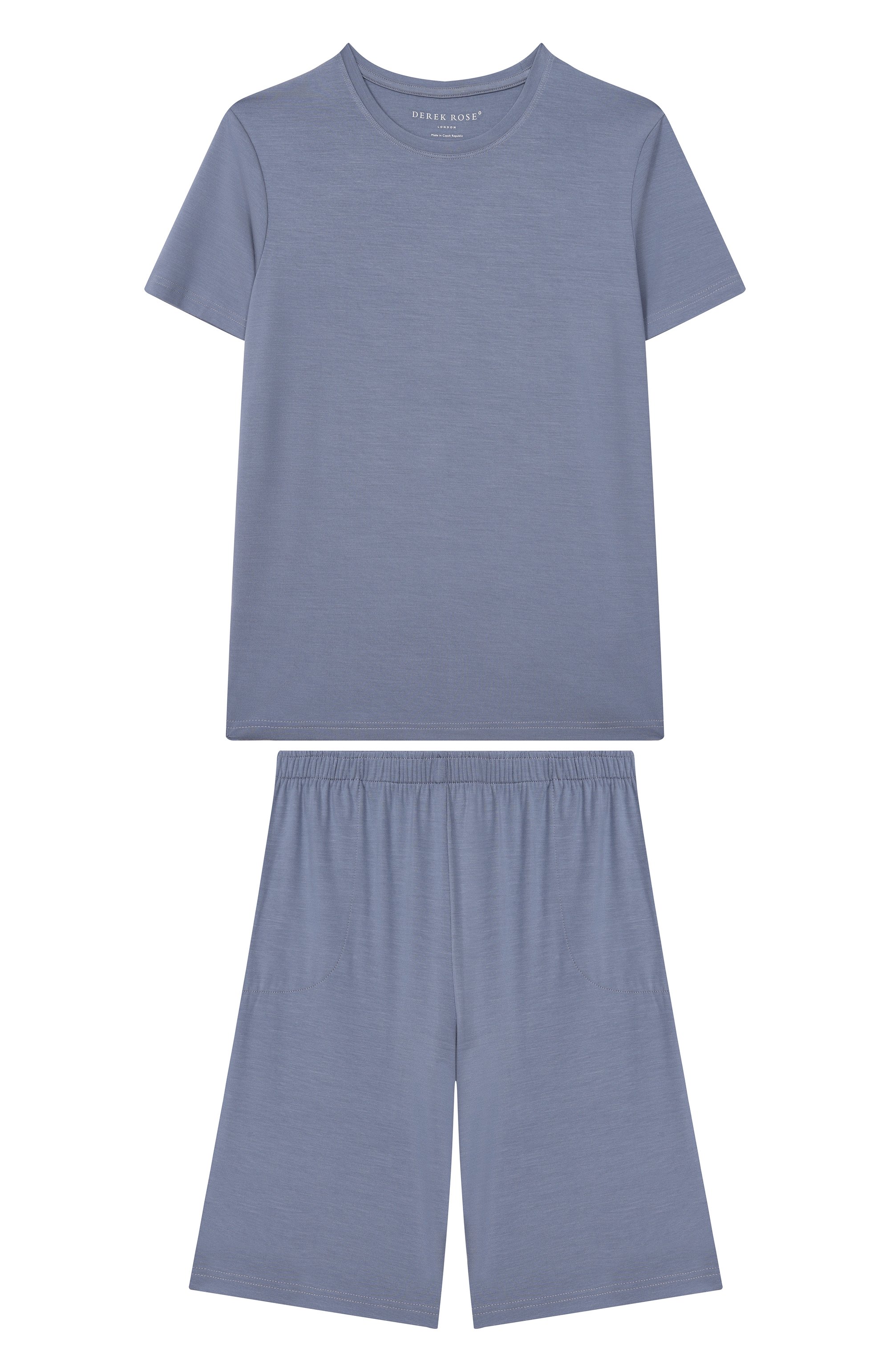 Пижама DEREK ROSE тёмно-голубого цвета по цене 25350 руб., арт. 7252/BASE022, фото 1 Пижама DEREK ROSE, арт. 7252/BASE022, фото 1