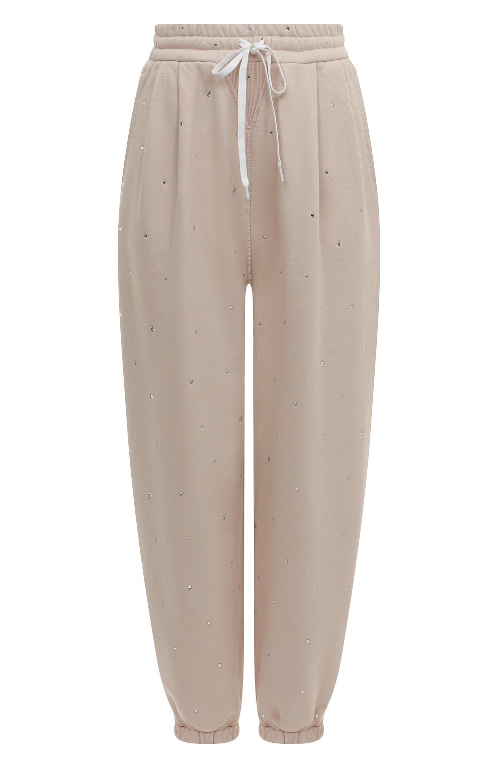 Хлопковые джоггеры MIU MIU, арт. MJP224-1ZFR-F0036, фото 1