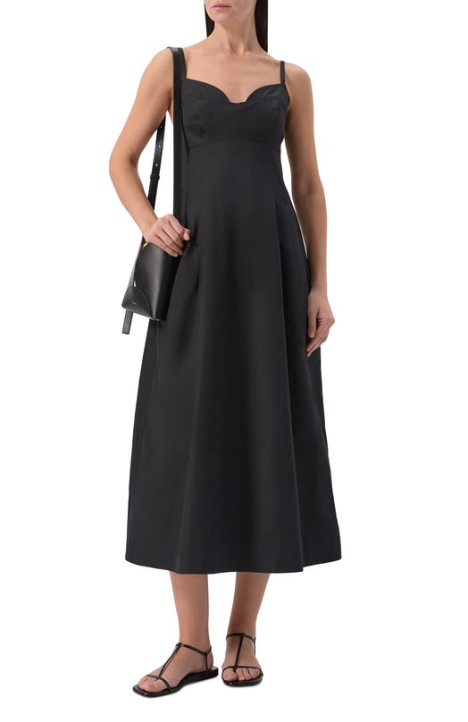 Хлопковое платье Co 4582LCSP-C0RE Чёрный  4582LCSP-C0RE Фото 2