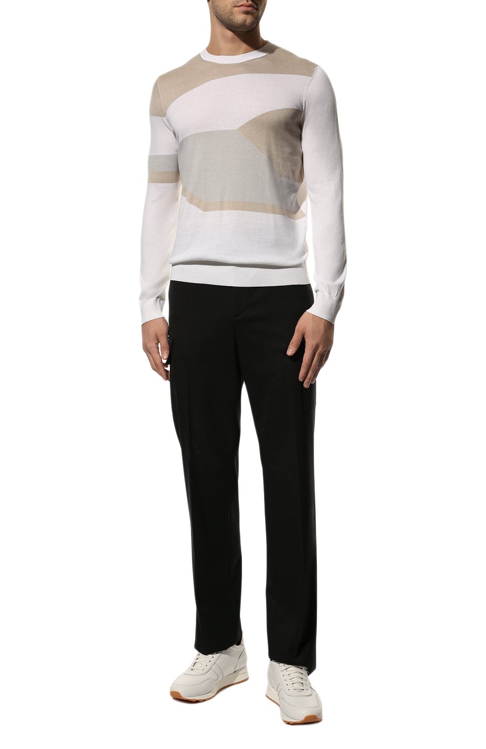 Джемпер из хлопка и шелка ZILLI, арт. MBX-RN050-CILI1/ML01, фото 2