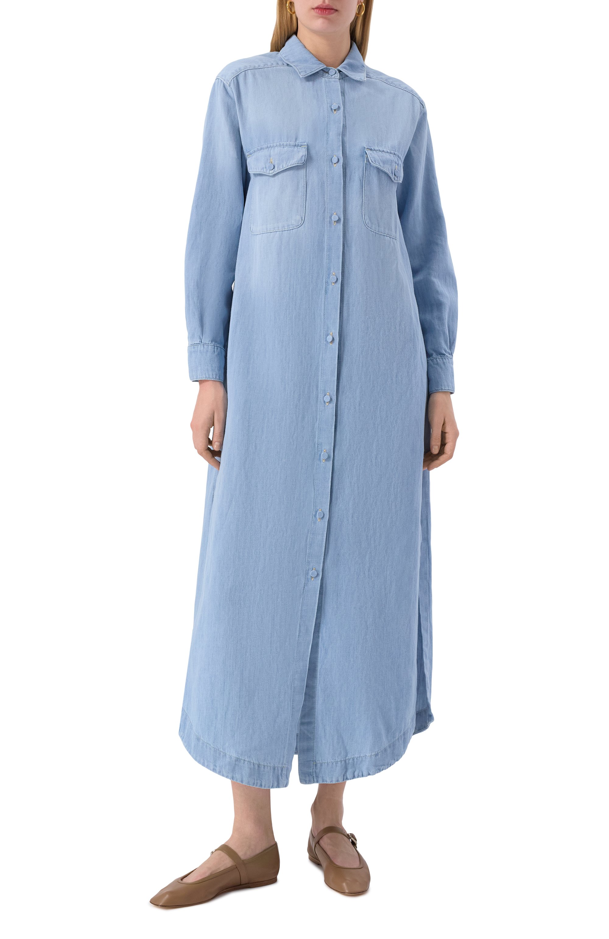 Джинсовое платье LORENA ANTONIAZZI, арт. E2539AB71B/9651, фото 3