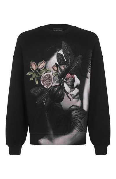 Мужской хлопковый свитшот EMPORIO ARMANI, арт. EM003608/AF19417