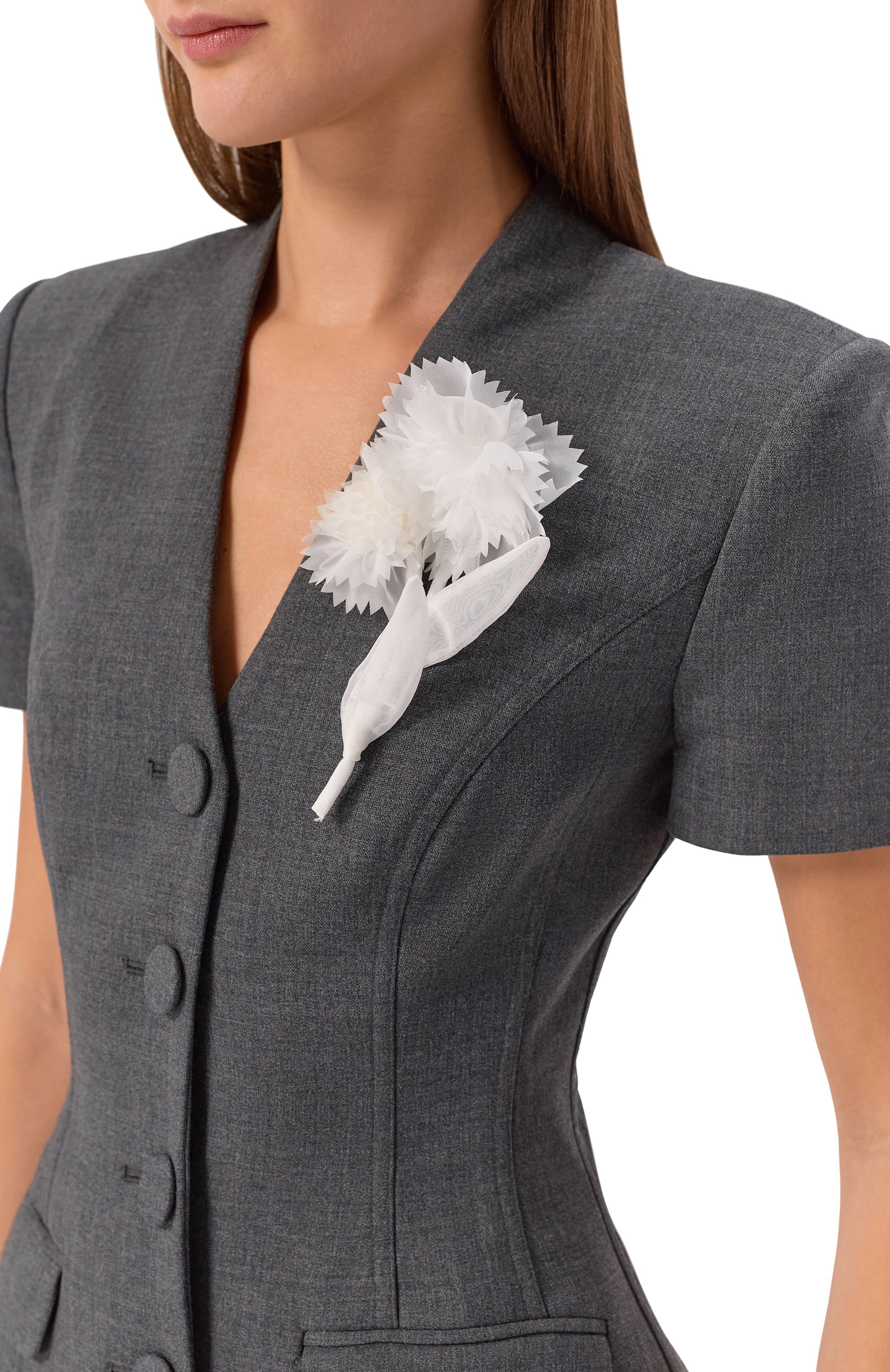 Платье SELF-PORTRAIT, арт. RS26160SGR, фото 4