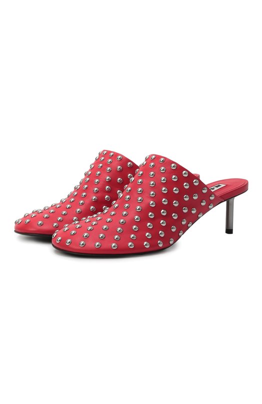 фото Кожаные мюли jil sander