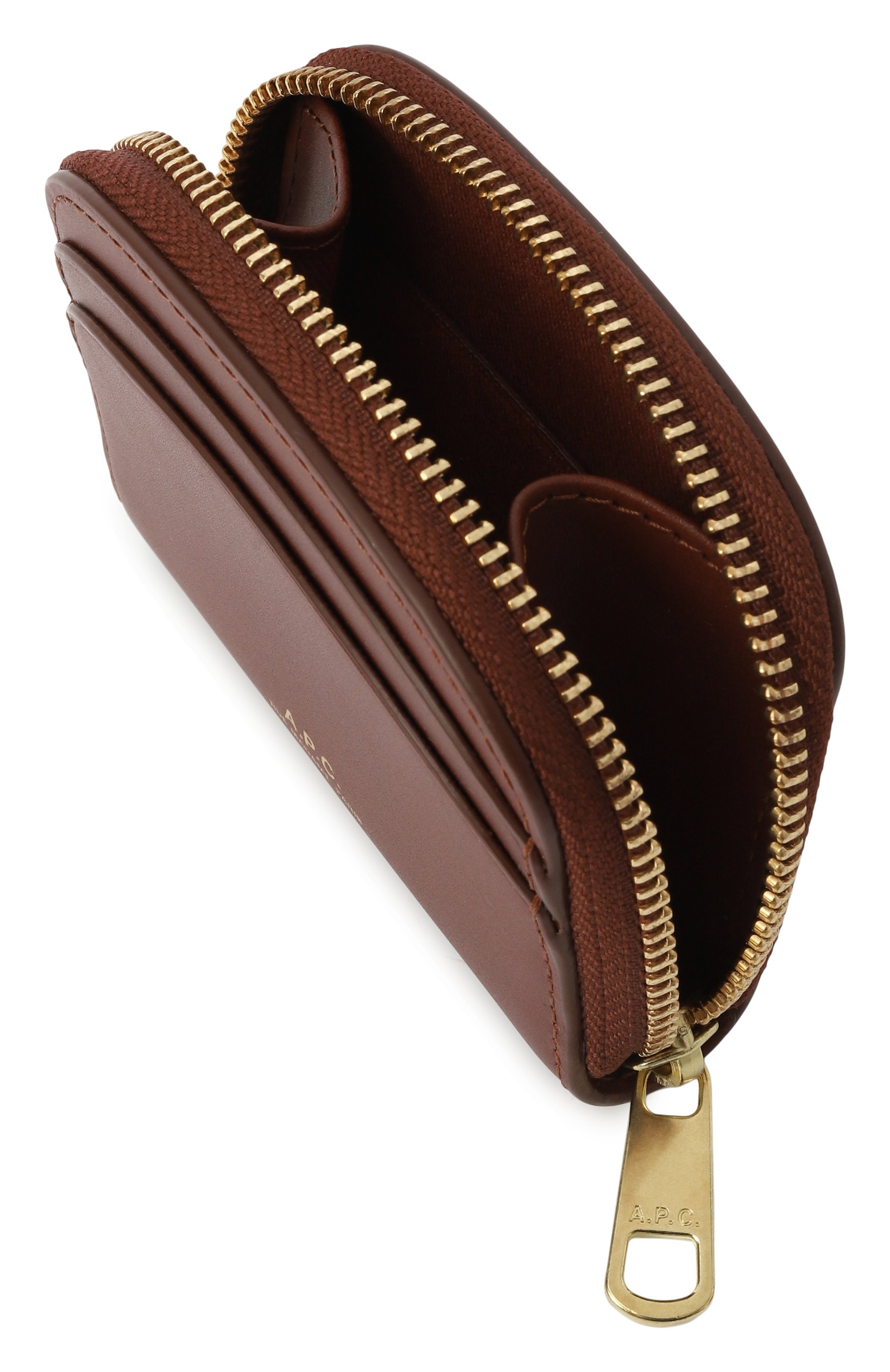 Кожаный кошелек A.P.C., арт. PXAWV-F63437, фото 3
