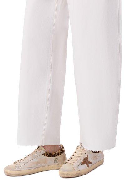 Кожаные кеды super-star GOLDEN GOOSE DELUXE BRAND, арт. GWF01042.F008167, фото 2