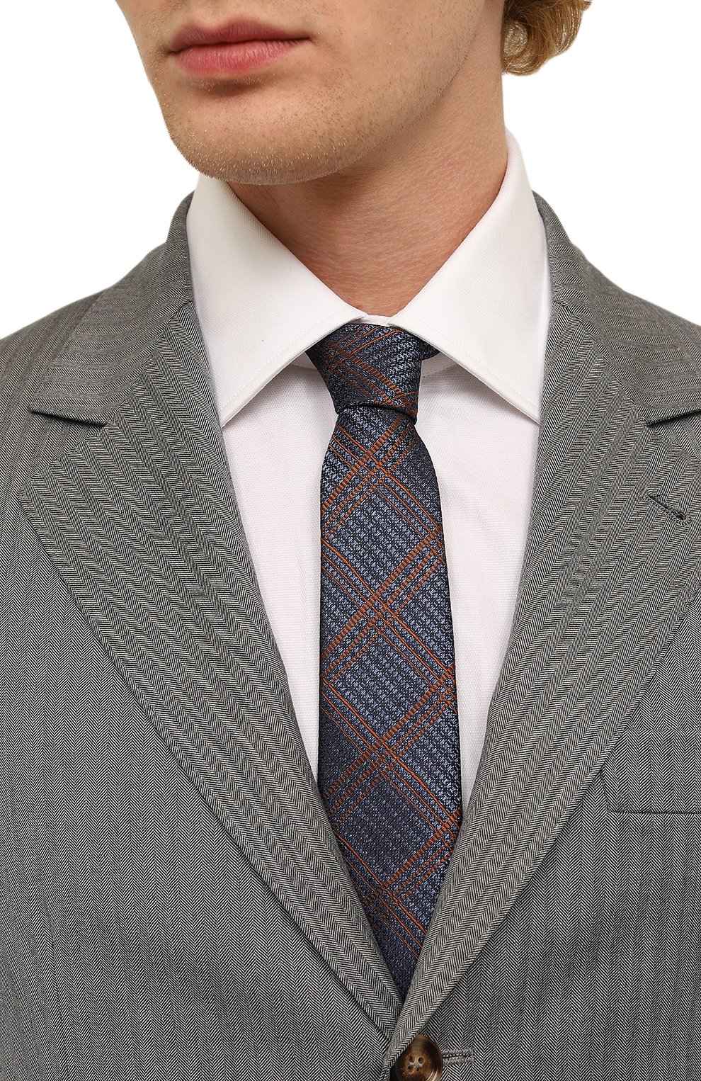 Шелковый галстук CANALI, арт. 18/HJ03809, фото 2