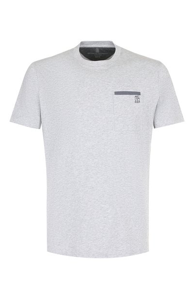 Хлопковая футболка BRUNELLO CUCINELLI, арт. M0T611377G, фото 1