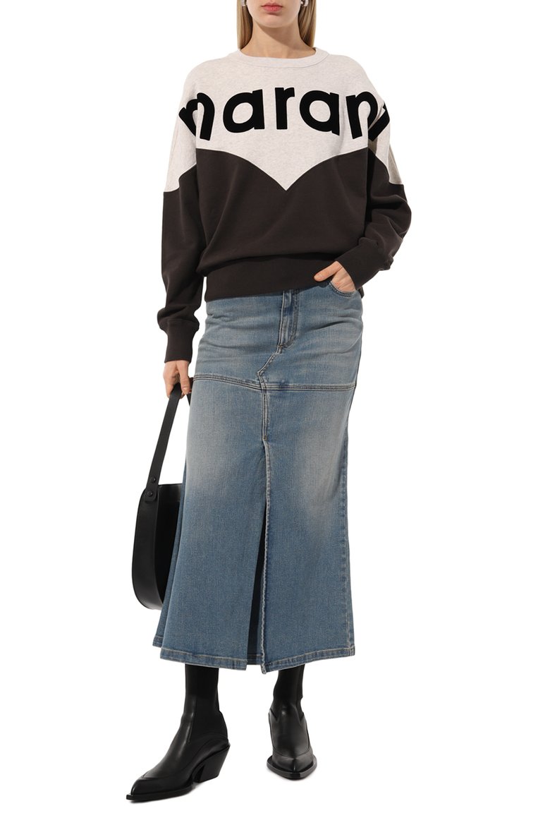 Хлопковый свитшот ISABEL MARANT ETOILE, арт. SW0006FA, фото 1