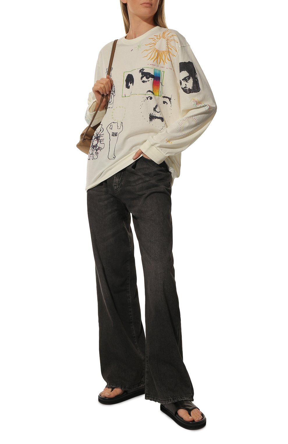 Хлопковый лонгслив R13, арт. R13WK015-K067B, фото 2