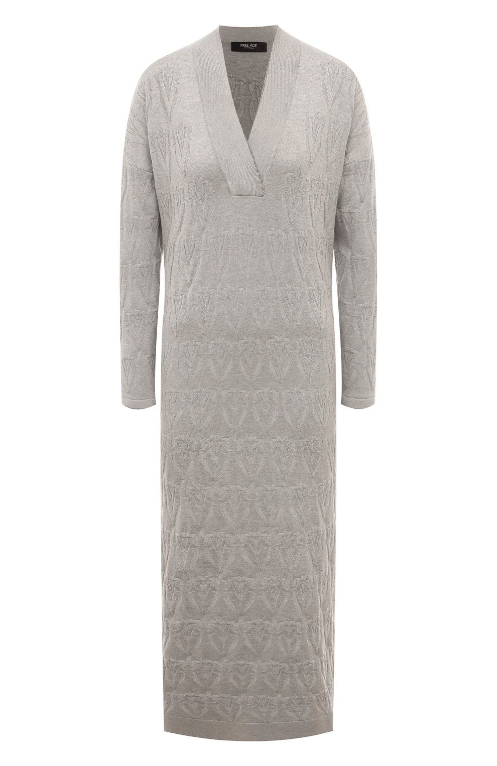 Платье из шелка и кашемира FREEAGE, арт. W25.DR114.6039.901, фото 1
