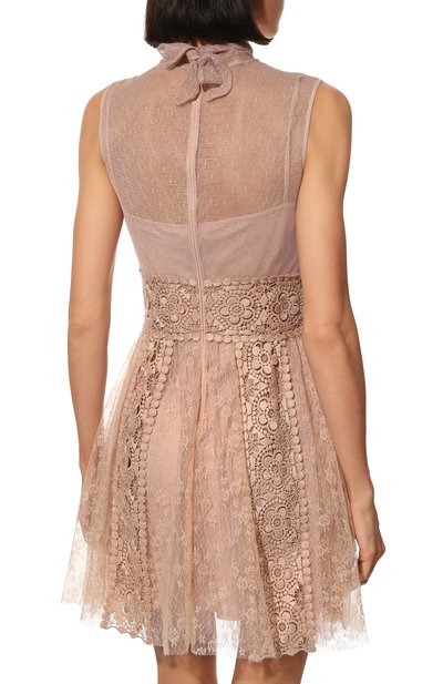Мини-платье REDVALENTINO розового цвета по цене 97550 руб., арт. TR3VA11B/4TB, фото 4 Мини-платье REDVALENTINO, арт. TR3VA11B/4TB, фото 4