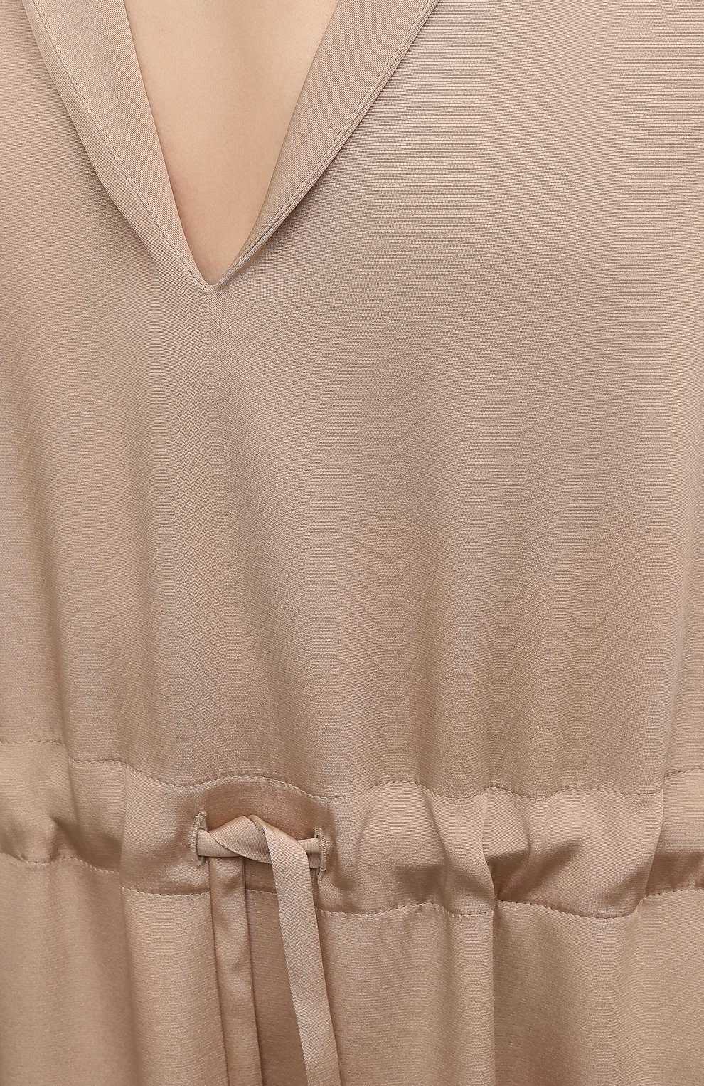 Шелковое платье KITON светло-бежевого цвета по цене 212000 руб., арт. D53308K0977A, фото 5 Шелковое платье KITON, арт. D53308K0977A, фото 5