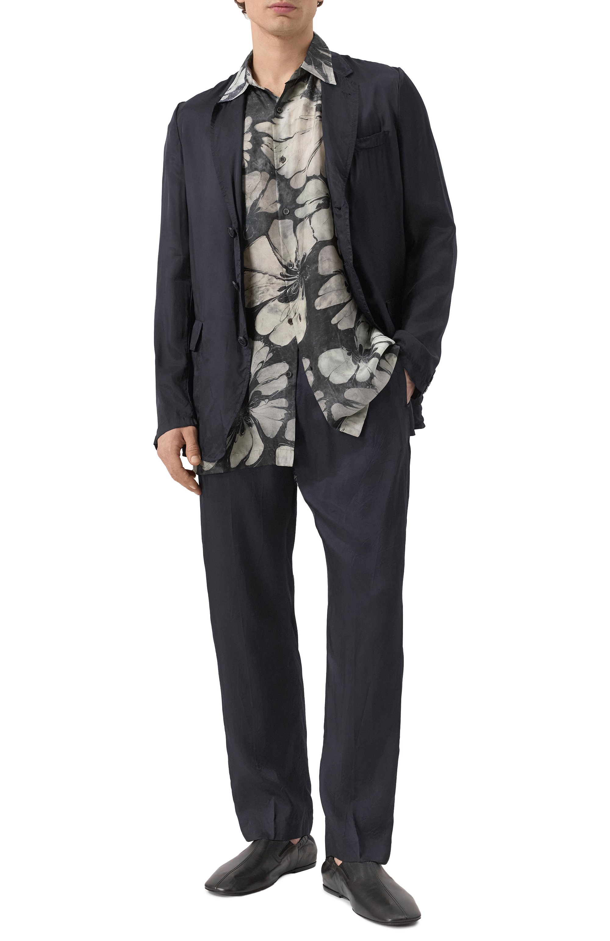 Брюки из вискозы DRIES VAN NOTEN, арт. 251-020936-1427, фото 2