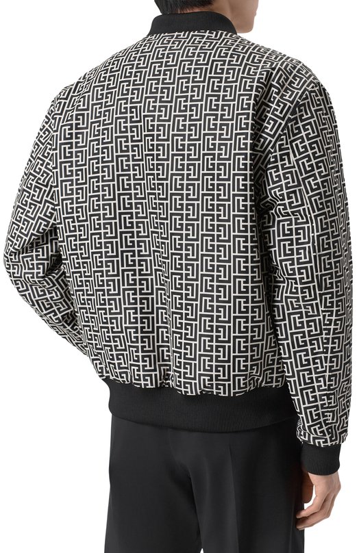 Двусторонний бомбер Balmain GH1TFA27/XL26 Чёрно-белый  GH1TFA27/XL26 Фото 4