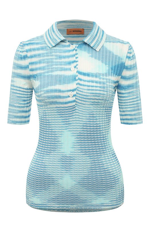

Поло из вискозы Missoni, Голубой