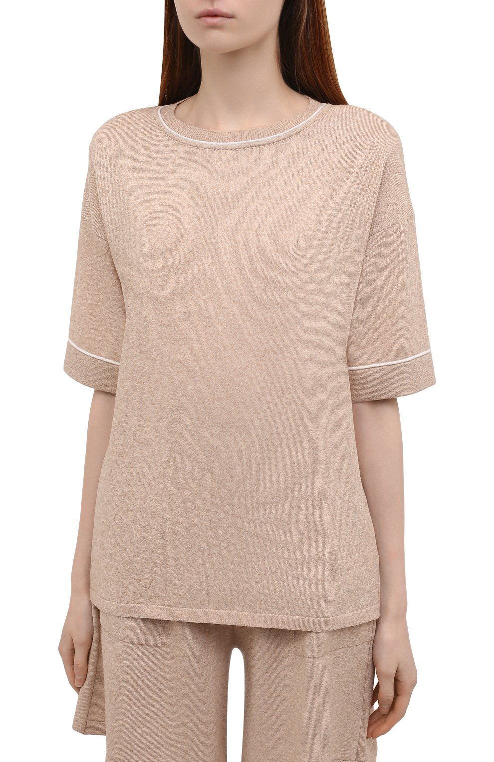 Пуловер из хлопка и каше мира FREEAGE, арт. LW22.JM227.1002.129, фото 3