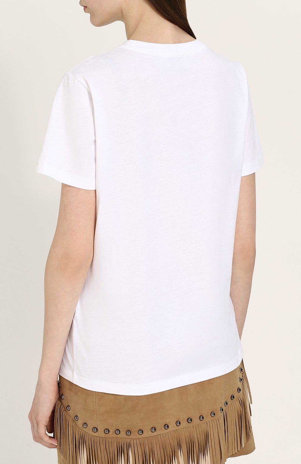 Хлопковая футболка прямого кроя с принтом COACH, арт. 26230, фото 4