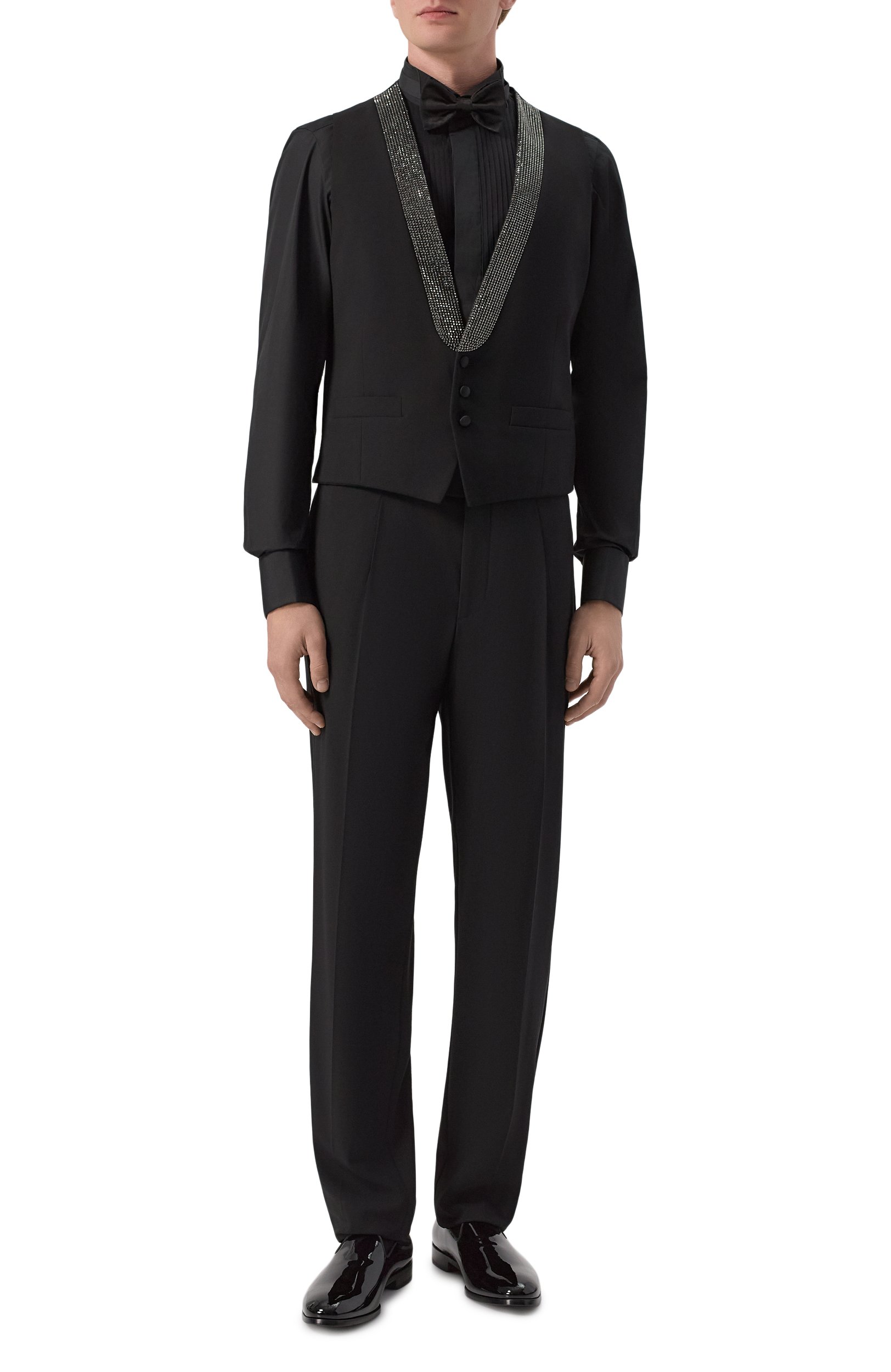 Жилет с отделкой стразами GIORGIO ARMANI, арт. GM004583/TE10043, фото 2