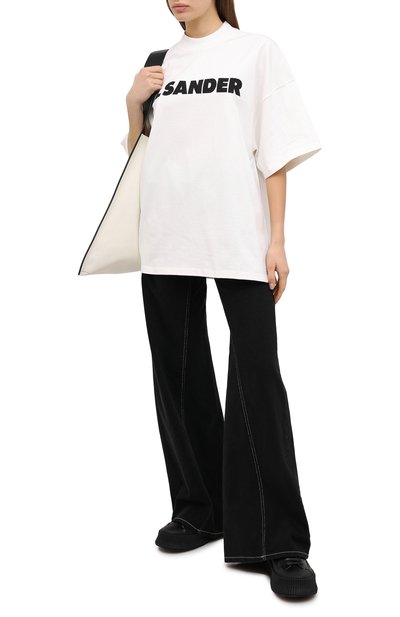 Хлопковая футболка JIL SANDER, арт. JSCP707020-WP248508, фото 2