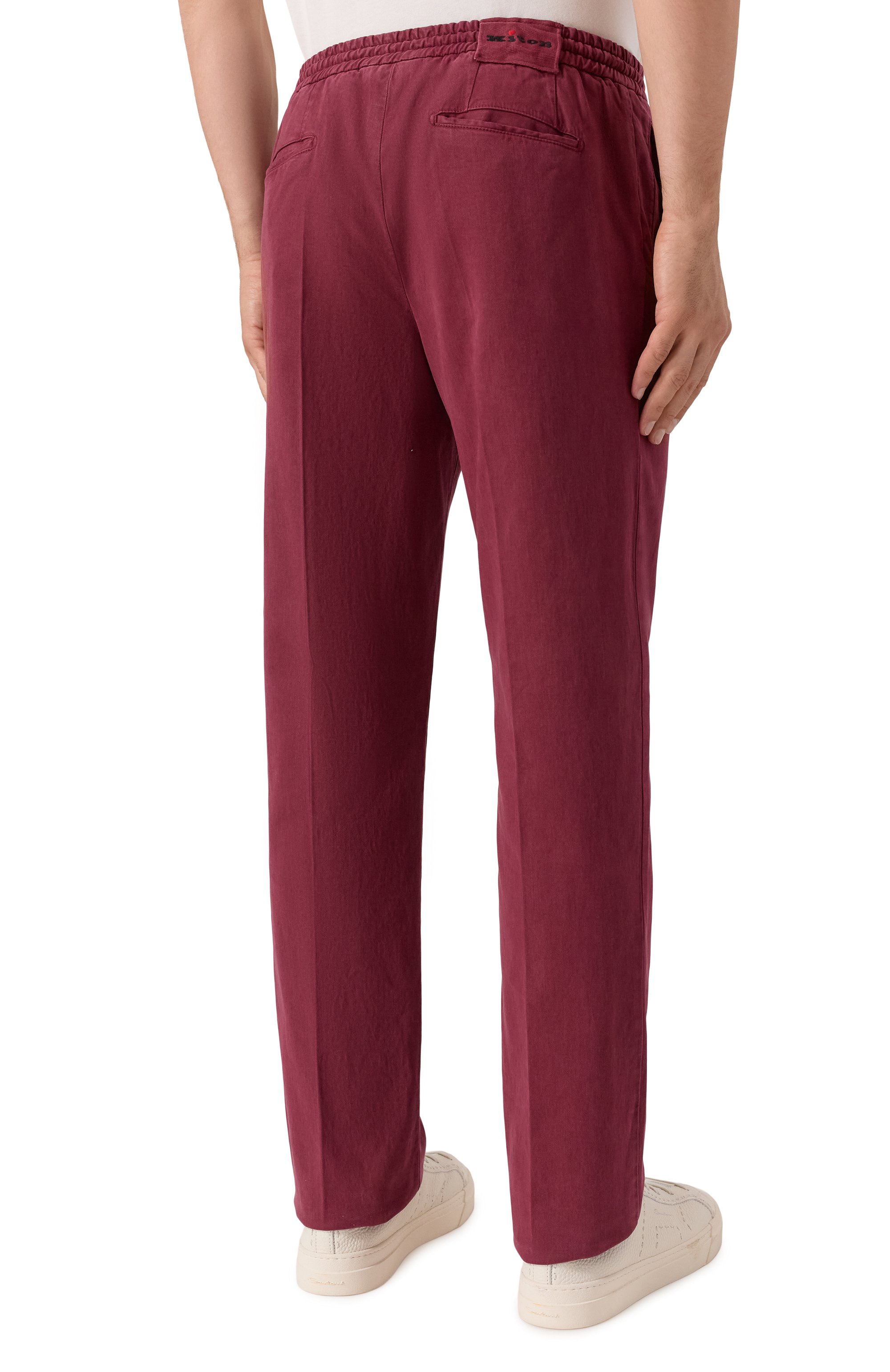 Брюки из лиоцелла и хлопка KITON, арт. UPLACRK0106H16, фото 4