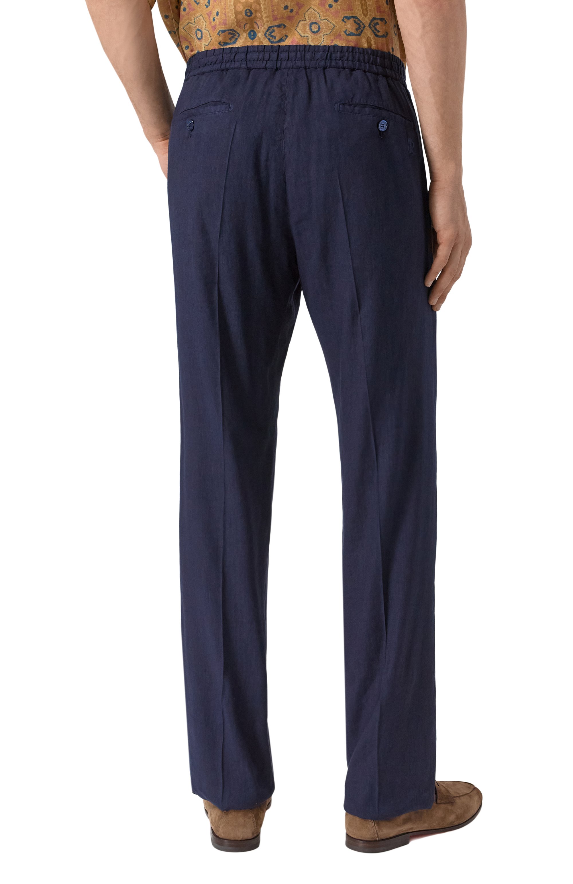 Брюки изо льна и вискозы STEFANO RICCI, арт. M1T3200283/LVI01S, фото 4