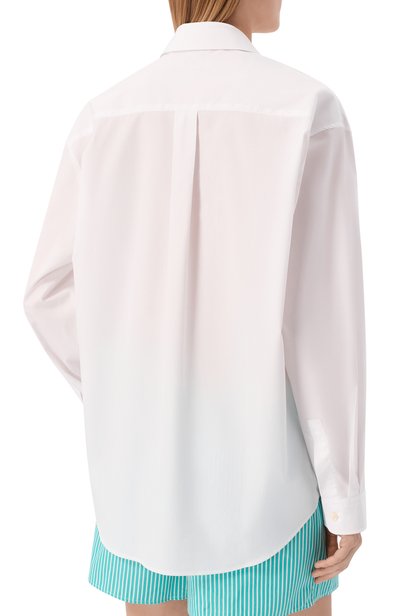 Хлопковая рубашка SPORTY AND RICH, арт. SI006711329WH01, фото 4