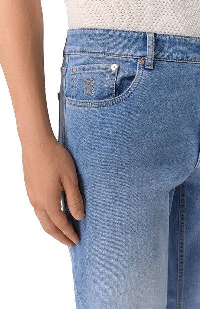 Джинсы traditional fit BRUNELLO CUCINELLI, арт. M283PB3210, фото 5