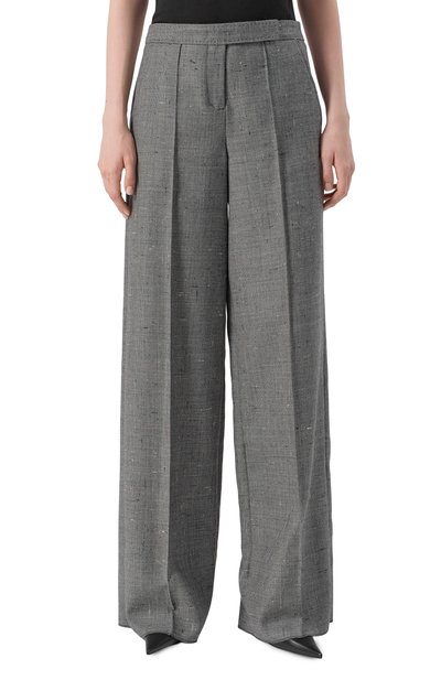 Шерстяные брюки DOROTHEE SCHUMACHER серого цвета по цене 76200 руб., арт. 240203, фото 3 Шерстяные брюки DOROTHEE SCHUMACHER, арт. 240203, фото 3