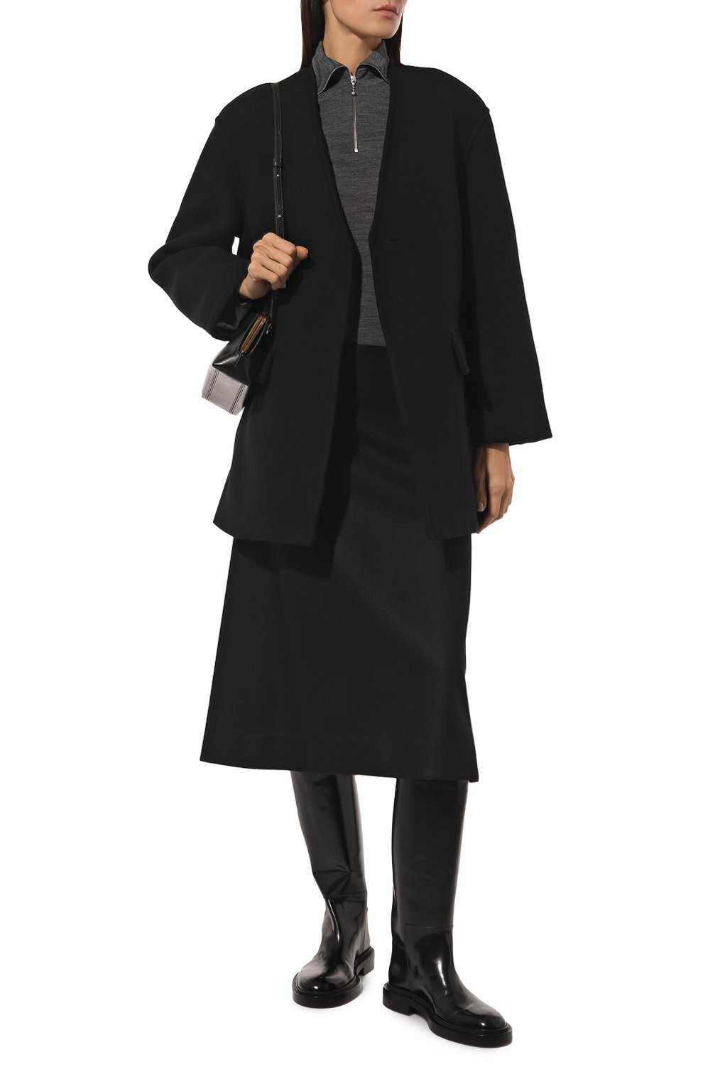 Шерстяное полупальто CO, арт. 6639SMMW, фото 2