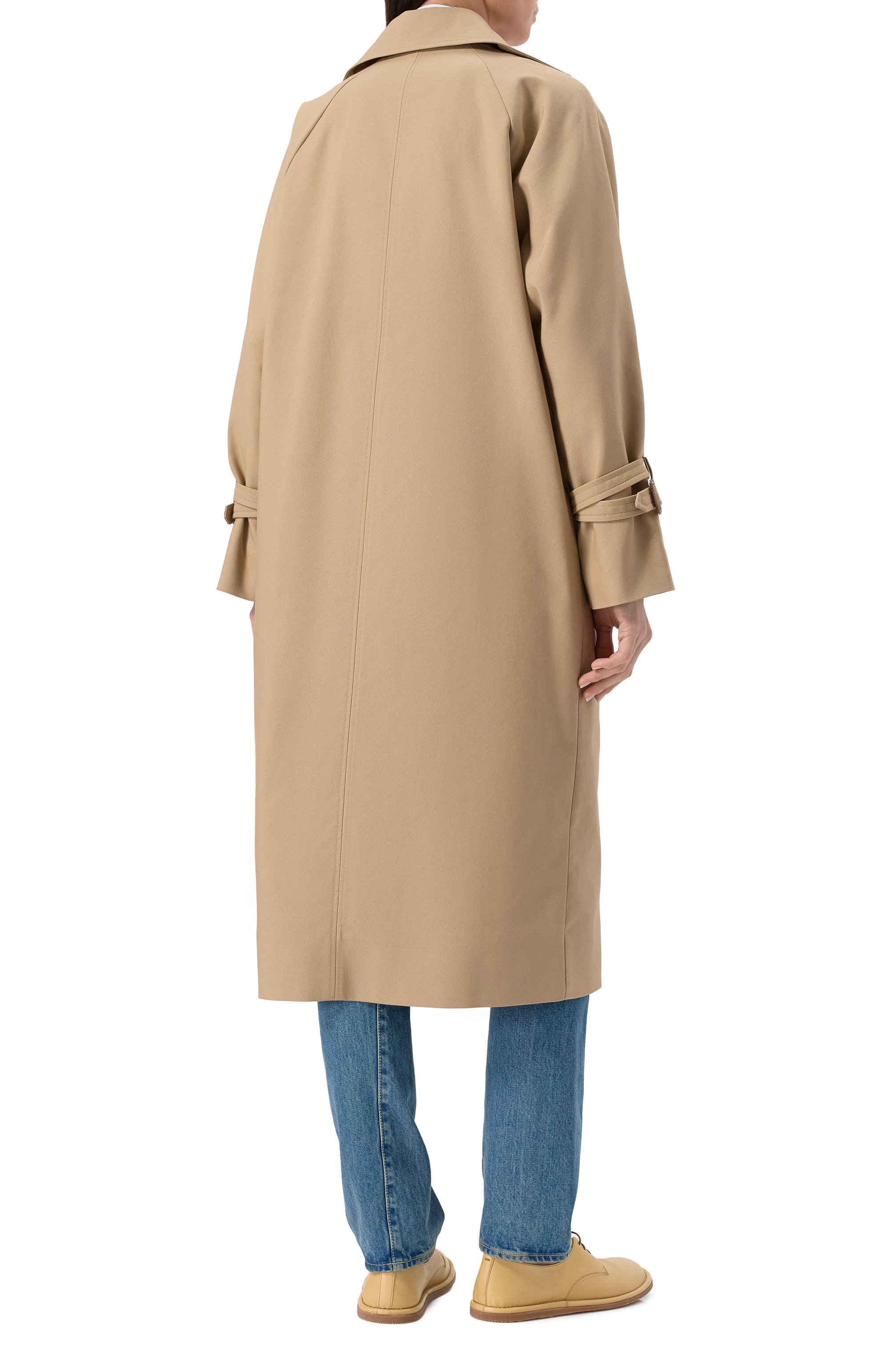 Хлопковый тренч TOTEME, арт. 243-WR01112-FB0243, фото 4