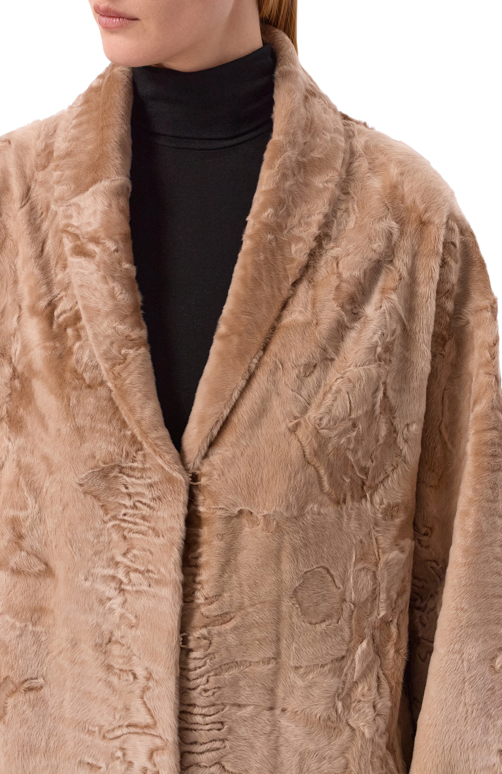 Шуба из ягненка GIULIA GURMAN, арт. 2501SP42, фото 5