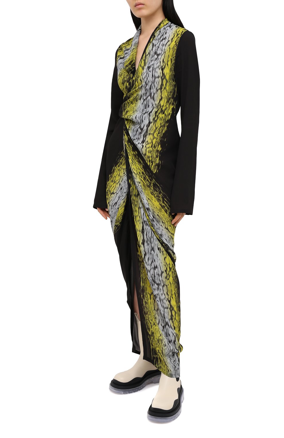 Платье из вискозы RICK OWENS, арт. RP20F2562/CCL, фото 3