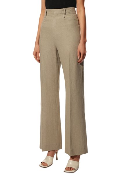 Льняные брюки JACQUEMUS, арт. 211PA003-1029, фото 3