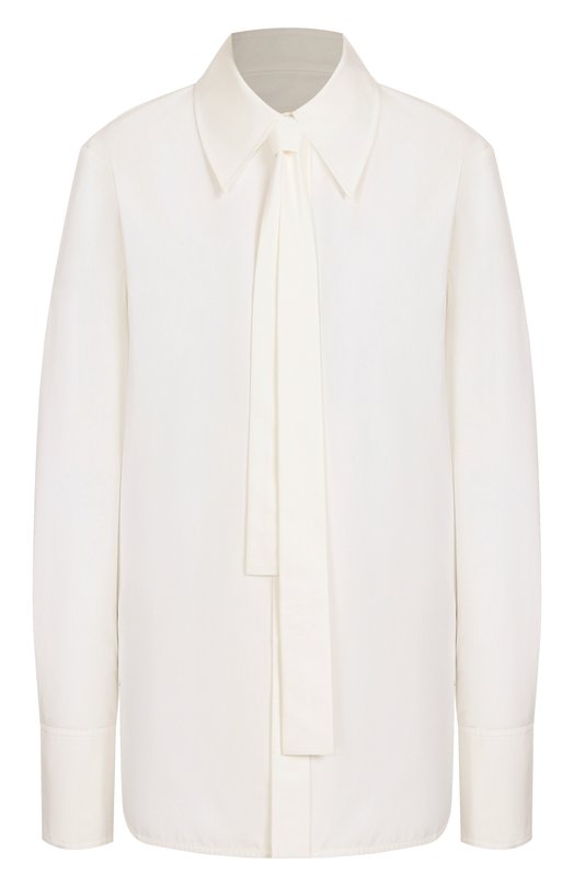 Хлопковая рубашка Jil Sander J03DL0196-J45002 Кремовый J03DL0196-J45002