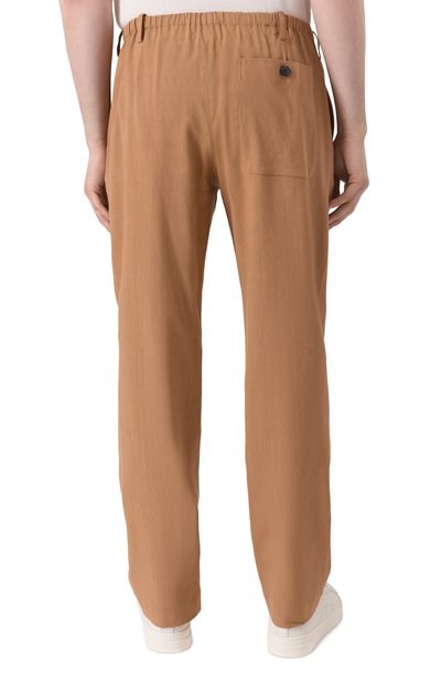 Брюки изо льна и вискозы DRIES VAN NOTEN, арт. 251-020906-1339, фото 4