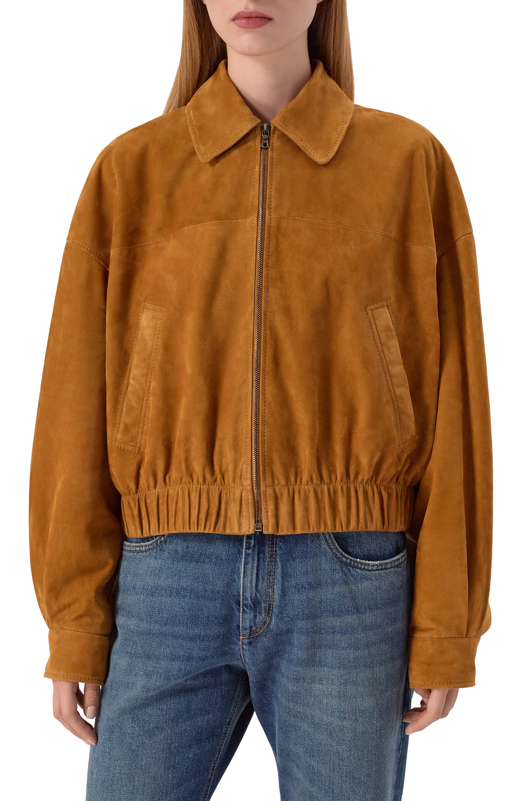 Замшевый бомбер MASLOV, арт. MZK07, фото 3