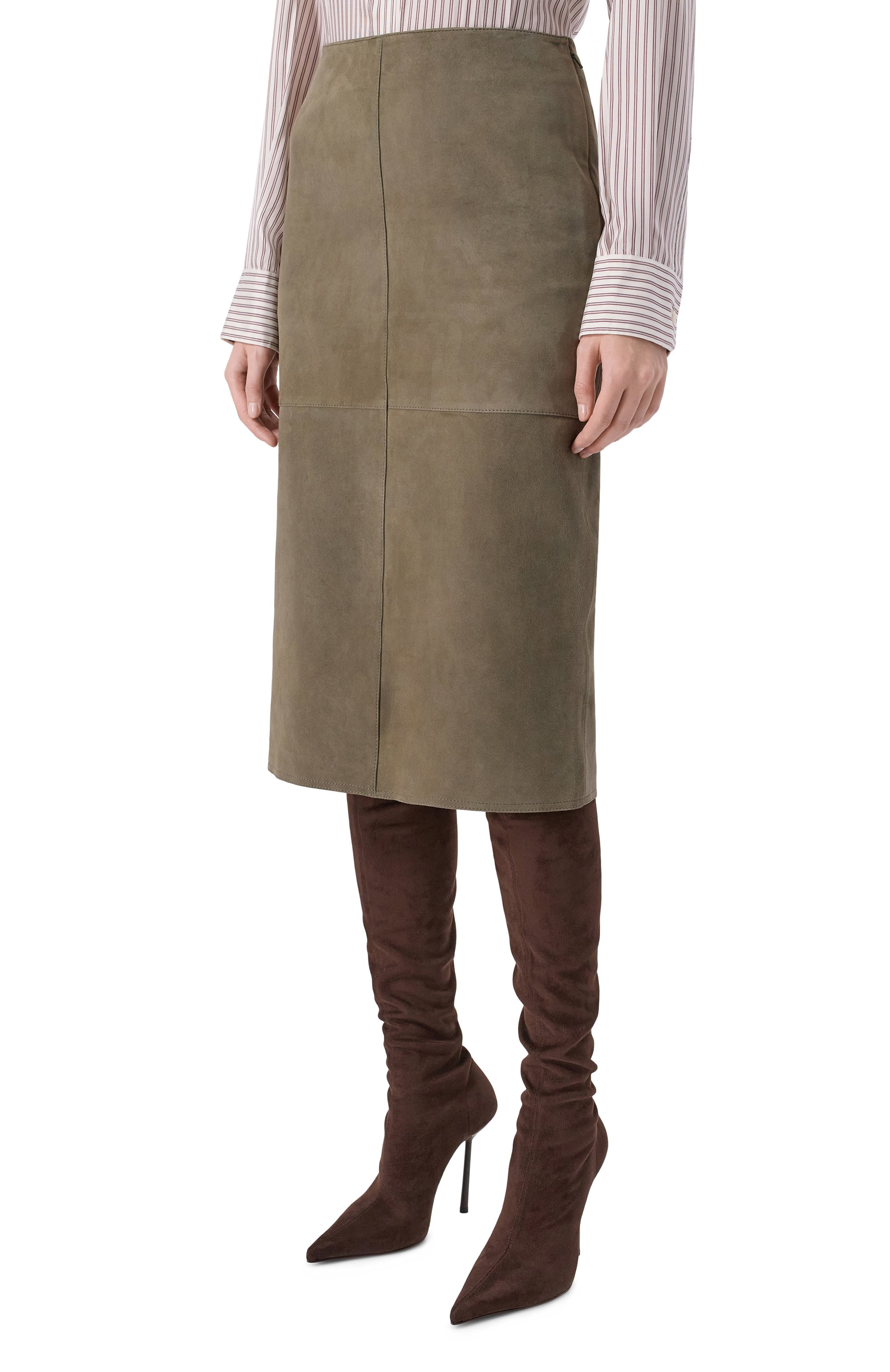 Замшевая юбка WEEKEND MAX MARA, арт. PALA, фото 3