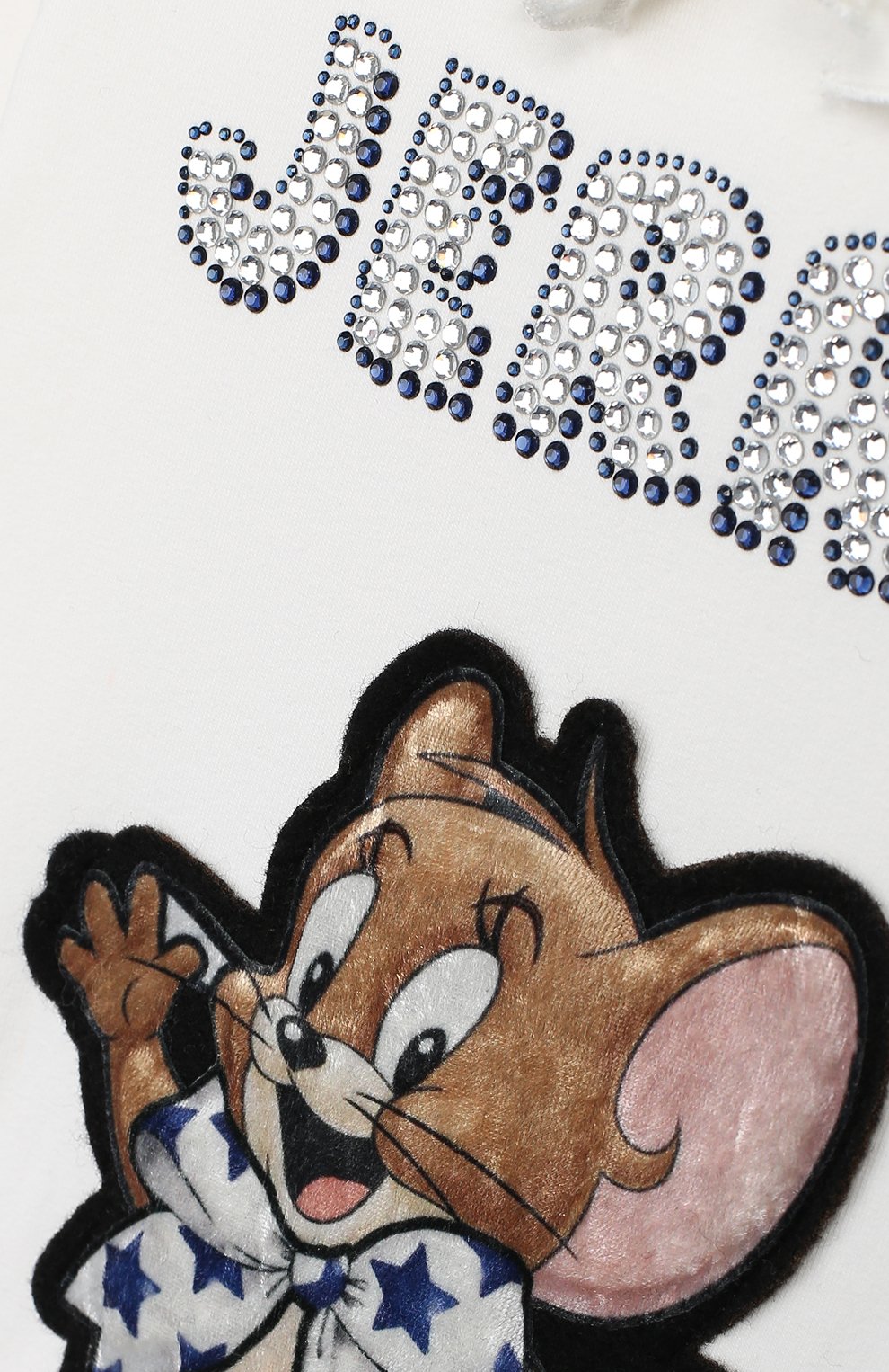 Платье с капюшоном MONNALISA бежевого цвета по цене 17200 руб., арт. 194917RK, фото 3 Платье с капюшоном MONNALISA, арт. 194917RK, фото 3